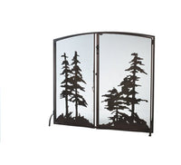 47" Wide X 43" High Tall Pines Fireplace Screen - Ozark Cabin Décor, LLC