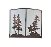 47" Wide X 43" High Tall Pines Fireplace Screen - Ozark Cabin Décor, LLC