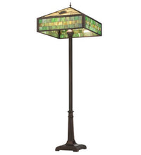 64.5"H Green Pine Branch Mission Floor Lamp - Ozark Cabin Décor, LLC