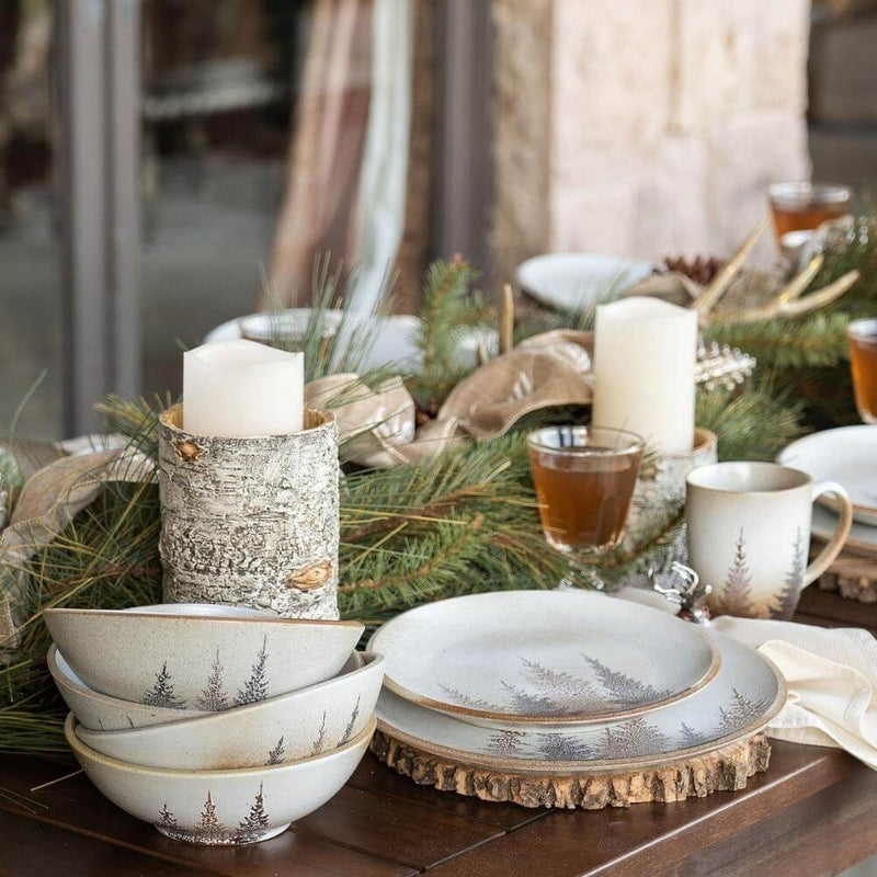 Clearwater Pines 19 - Pc Dinnerware Set - Ozark Cabin Décor, LLC