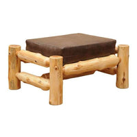 Cedar Log Ottoman - Ozark Cabin Décor, LLC