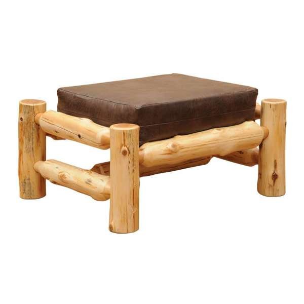 Cedar Log Ottoman - Ozark Cabin Décor, LLC