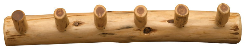 Cedar Log Wall Coat Rack - 3 Sizes - Ozark Cabin Décor, LLC