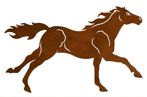 Running Horse #2 Wall Art - 20" - Ozark Cabin Décor, LLC