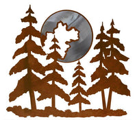 Pine & Moon 20" Wall Art - Burnished - Ozark Cabin Décor, LLC