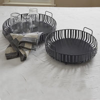 Spencer Round Tray Set - Ozark Cabin Décor, LLC