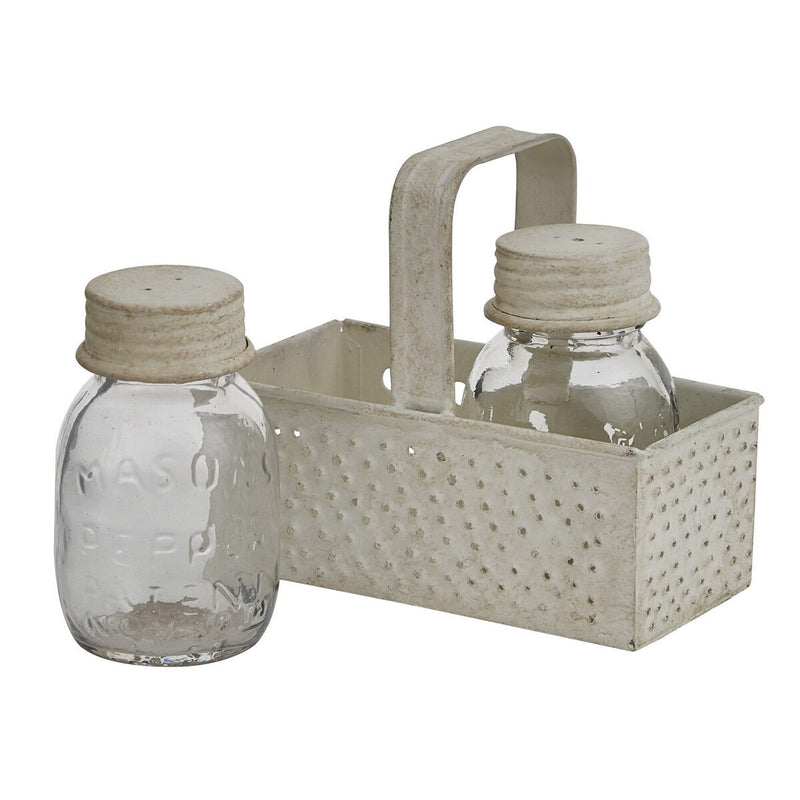 Grater Caddy w/Mason Jar Salt & Pepper Set - Ozark Cabin Décor, LLC