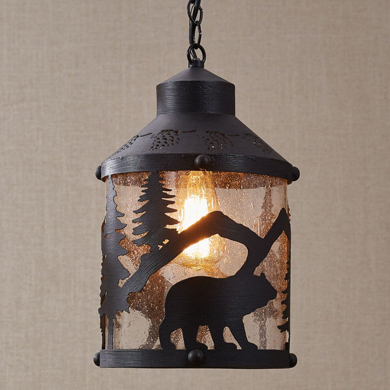 Black Bear Pendant Light - Ozark Cabin Décor, LLC