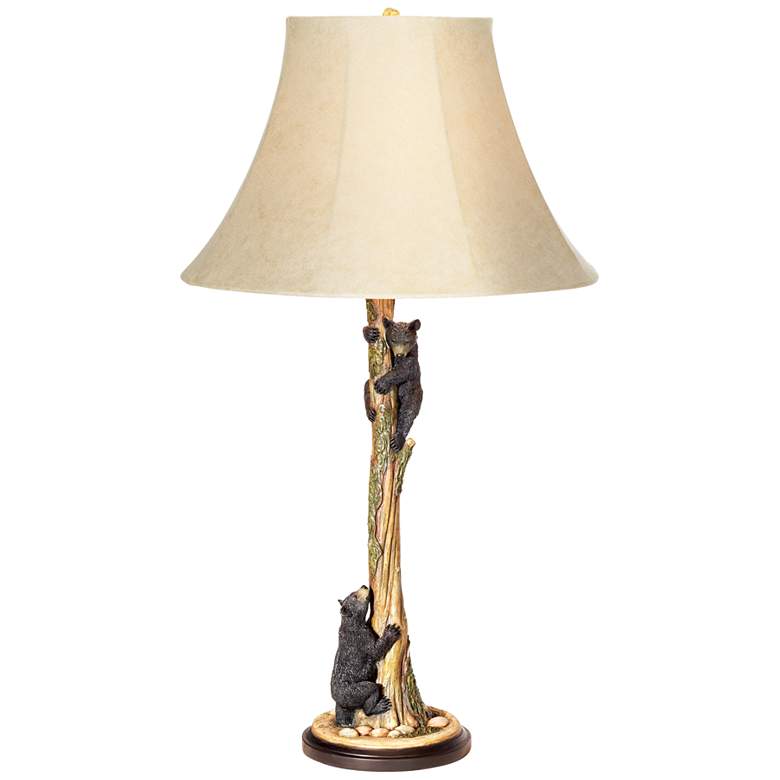 Climbing Bears Table Lamp - Ozark Cabin Décor, LLC