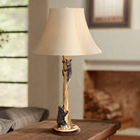 Climbing Bears Table Lamp - Ozark Cabin Décor, LLC