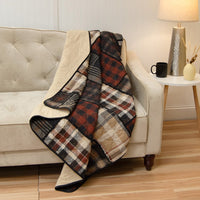 LJ Plaid Cotton 3 - Pc Quilt Set - King - Ozark Cabin Décor, LLC