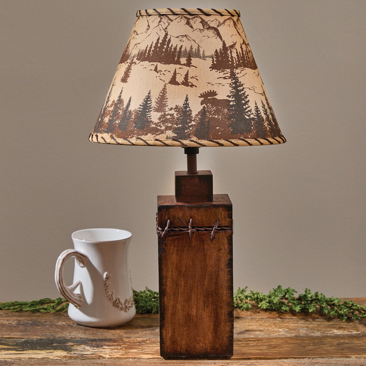 River Life Lamp Shade, Decorative Rustic Lamp Shade, Nightstand Lamp Shade, Cabin Lamp outlet Shade, Rustic Lamp Shade, Bass 12”