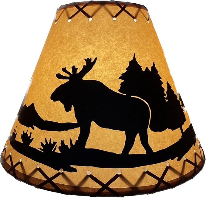 Moose Lamp Shade - 12 Inch - Ozark Cabin Décor, LLC