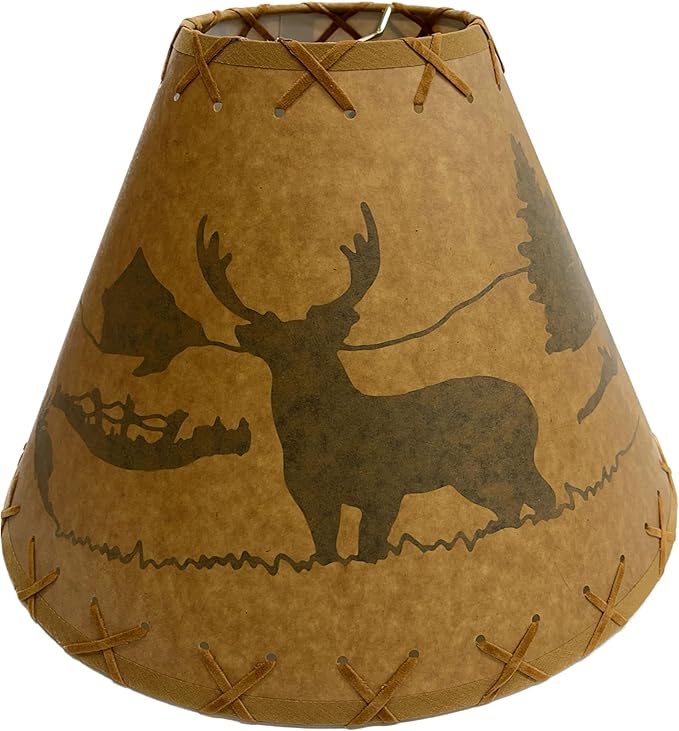 Deer Lamp Shade - 12" - Ozark Cabin Décor, LLC