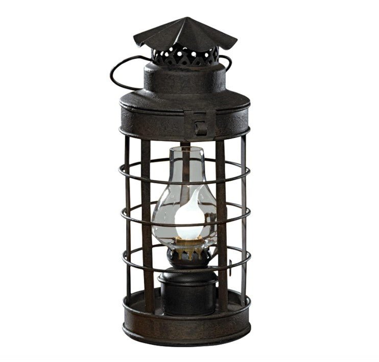 Stagecoach Lantern Lamp - Ozark Cabin Décor, LLC