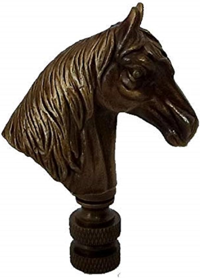 Horse Lamp Shade Finial - Ozark Cabin Décor, LLC