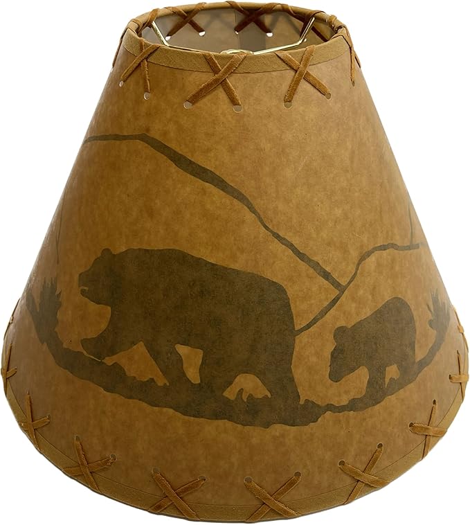 Bear Lamp Shade - 12" - Ozark Cabin Décor, LLC