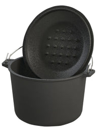 6-qt Cast Iron Covered Soup Pot