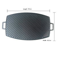 18-in Reversible Cast Iron Griddle