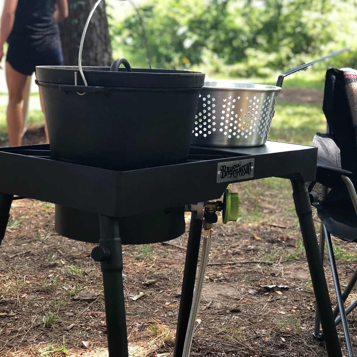 Cast Iron Dutch Ovens with Fry Baskets