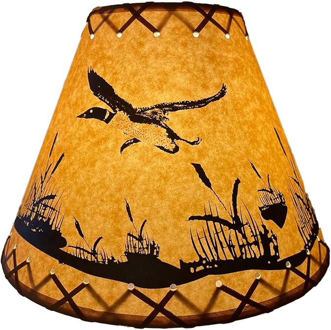 Flying Loon Lamp Shade - 14" - Ozark Cabin Décor, LLC