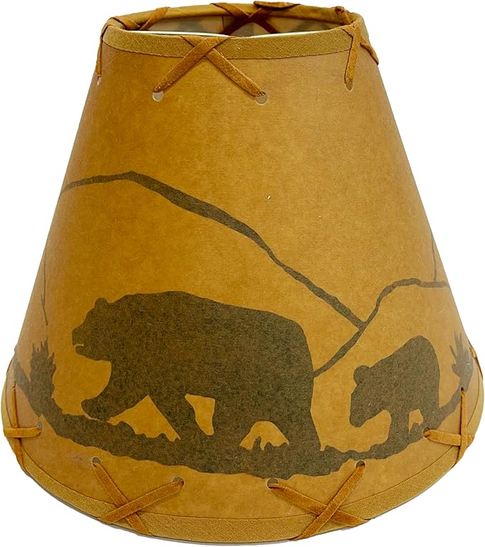 Bear Clip - On Lamp Shade - 9" - Ozark Cabin Décor, LLC