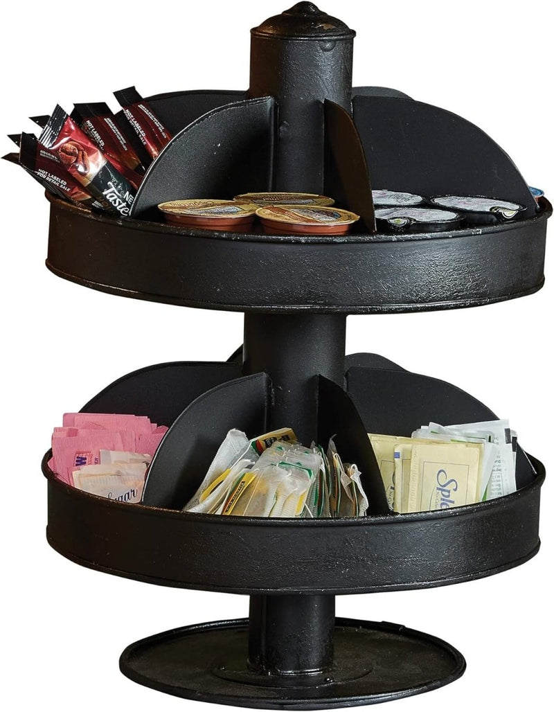 2 Tier Small Lazy Susan Organizer - Ozark Cabin Décor, LLC