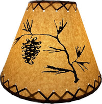 Pinecone Lamp Shade - 12" - Ozark Cabin Décor, LLC