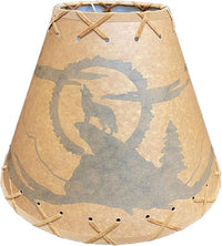 Coyote Howling Lamp Shade - 12" - Ozark Cabin Décor, LLC