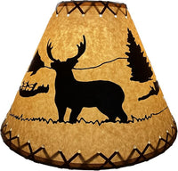 Deer Lamp Shade - 12" - Ozark Cabin Décor, LLC