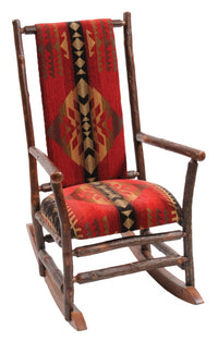 Hickory Log Rocking Chair - Ozark Cabin Décor, LLC