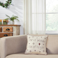 Star of Wonder Christmas Throw Pillow - Ozark Cabin Décor, LLC