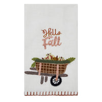 Hello Fall Tea Towel - Ozark Cabin Décor, LLC