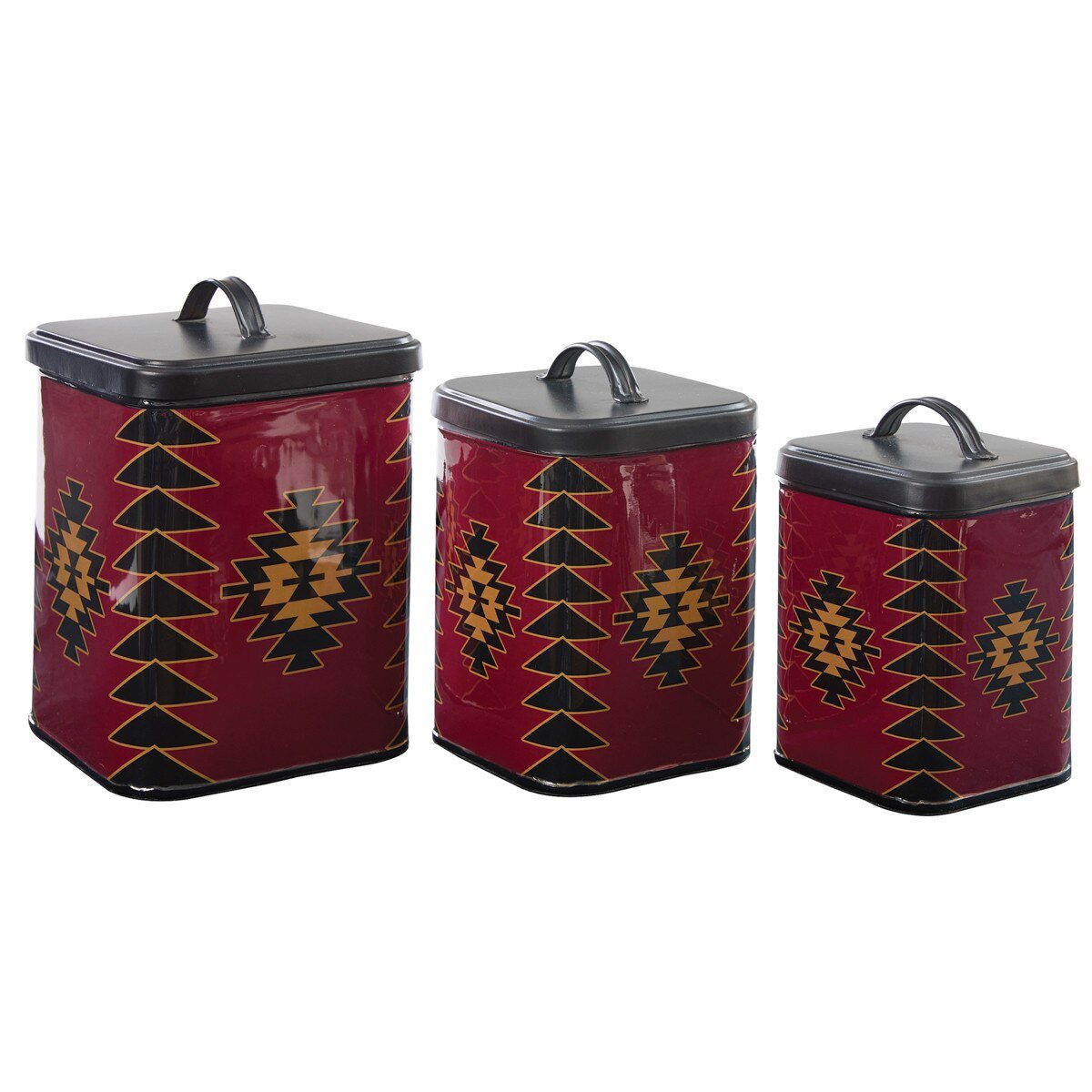 Red Dawn Canister Set - Ozark Cabin Décor, LLC