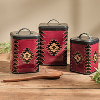 Red Dawn Canister Set - Ozark Cabin Décor, LLC