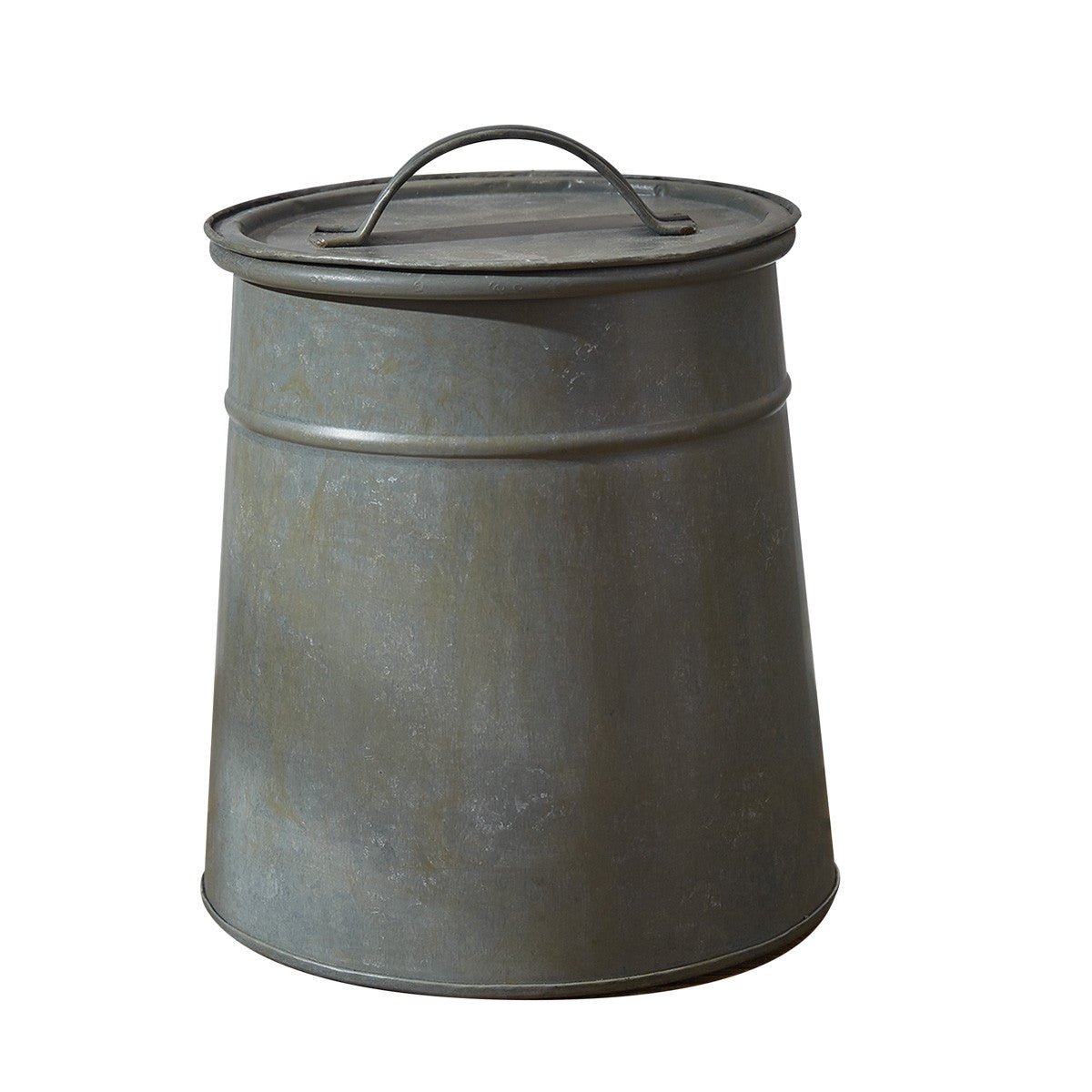 Gray Metal Cookie Jar - Ozark Cabin Décor, LLC