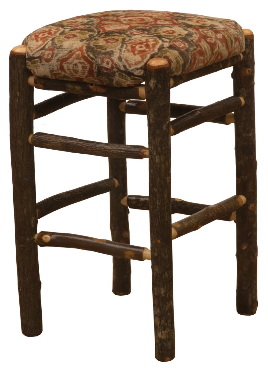 Hickory Square 24" Counter Stool - SF - Ozark Cabin Décor, LLC