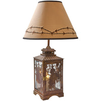 Cowboy Lantern Lamp - Ozark Cabin Décor, LLC