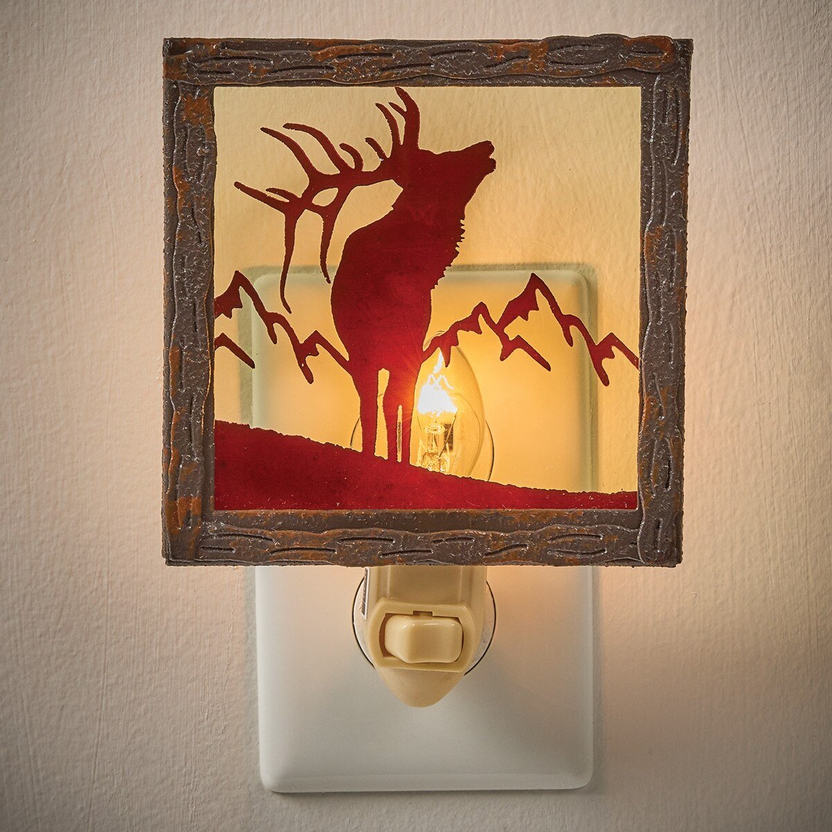 Elk Night Light - Ozark Cabin Décor, LLC