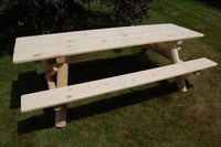 8' Cedar Picnic Table Kit - Ozark Cabin Décor, LLC