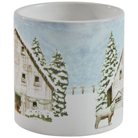 Christmas Barn Mug - Set of 4 - Ozark Cabin Décor, LLC