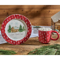 Cabin Sweet Cabin Christmas Mug - Set of 4 - Ozark Cabin Décor, LLC