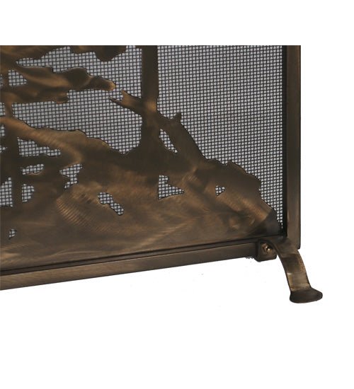 34"W X 33"H Tall Pines Fireplace Screen - Ozark Cabin Décor, LLC