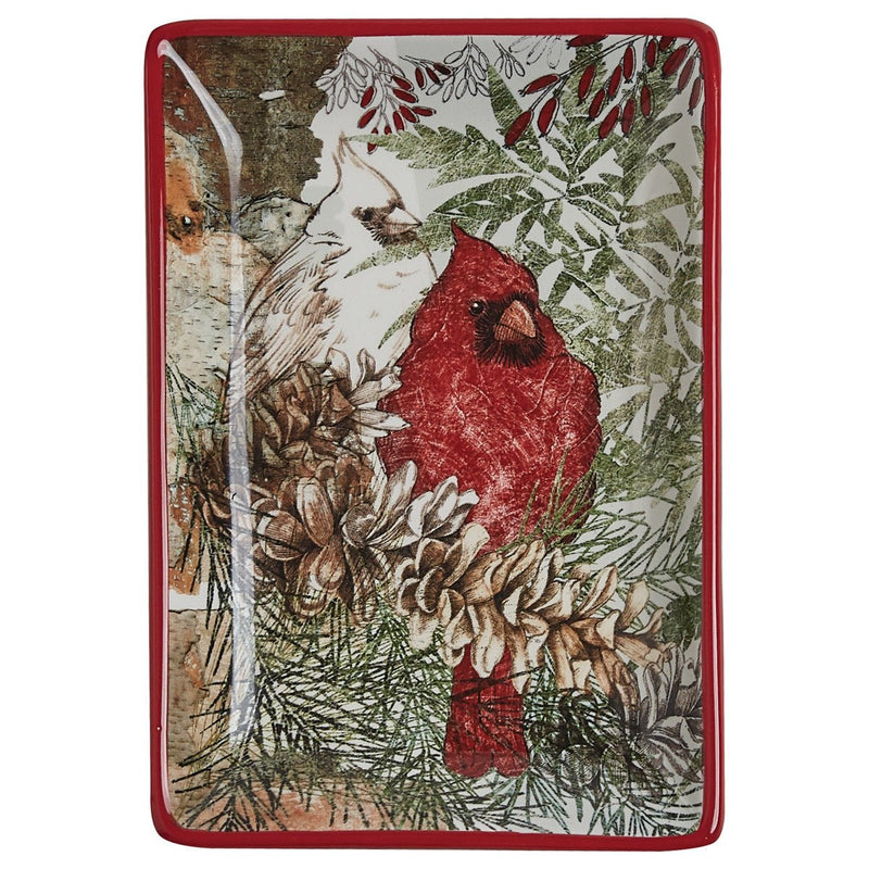 Cardinals Spoon Rest - Ozark Cabin Décor, LLC