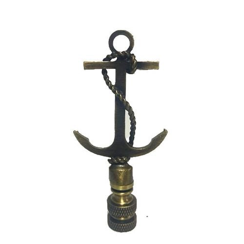 Anchor Lamp Shade Finial - Ozark Cabin Décor, LLC