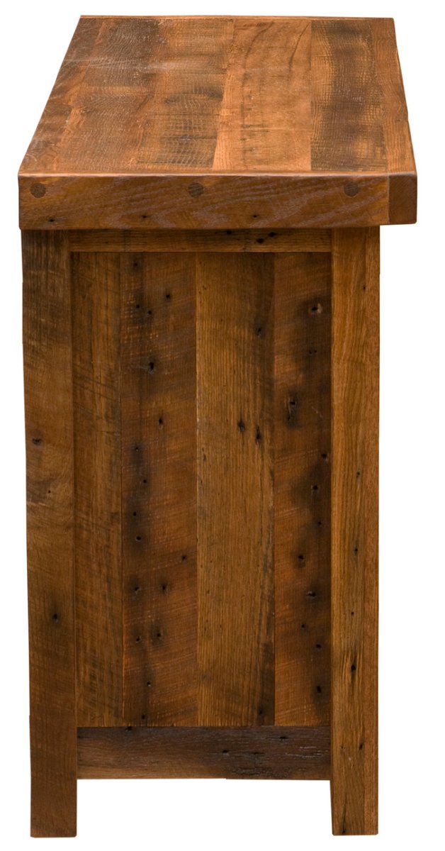 Barnwood Sideboard w/Antique Oak Top - Ozark Cabin Décor, LLC