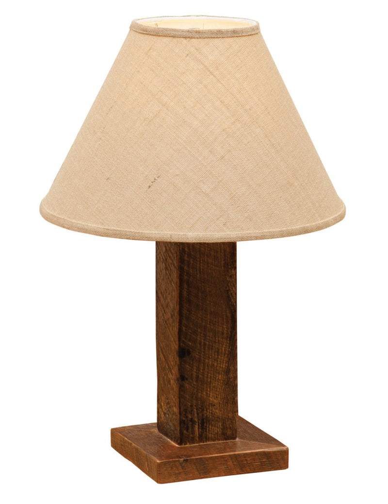 Burlap Lamp Shade - 18" - Ozark Cabin Décor, LLC