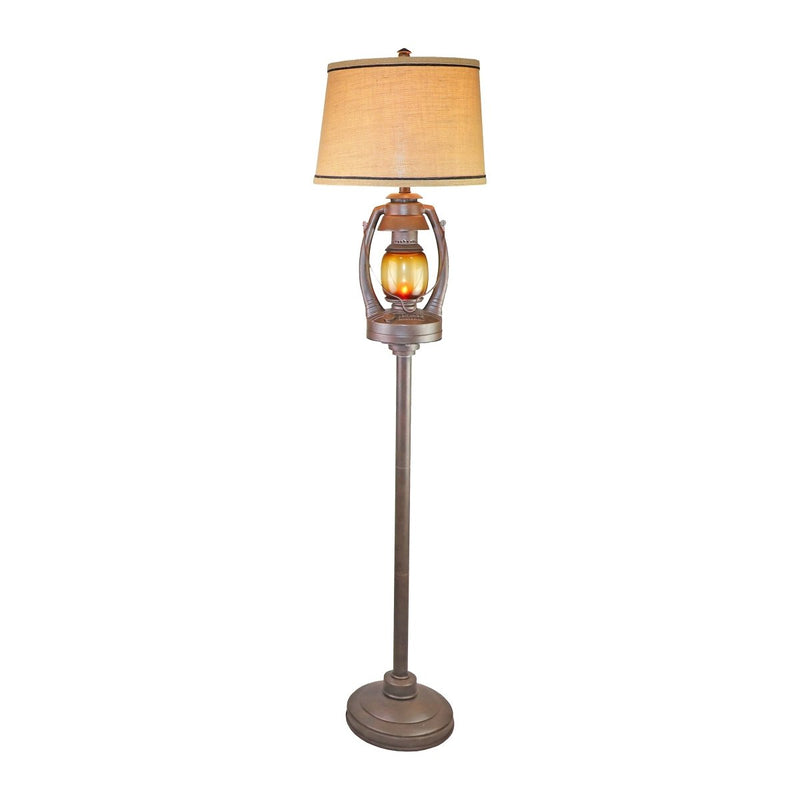 Vintage Lantern Floor Lamp  - Ozark Cabin Décor, LLC