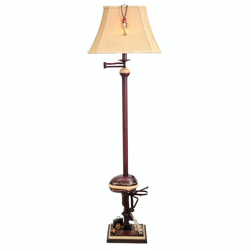 Vintage Boat Motor Floor Lamp - Ozark Cabin Décor, LLC