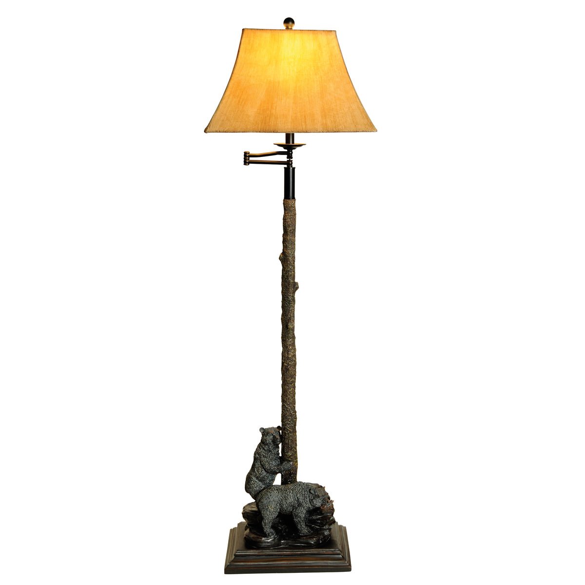 Double Bear Floor Lamp - Ozark Cabin Décor, LLC